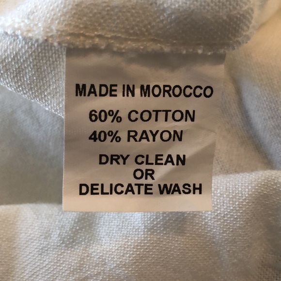 🇲🇦 2-piece Boho side button pants asymmetrical point front top set - Picture 12 of 12